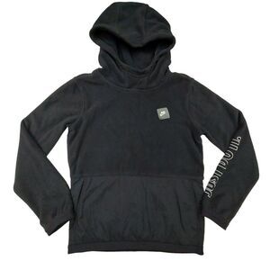 Nike Therma-Fit Fleece Hoodie Youth Large Black Warm Cozy Athletic Sportswear